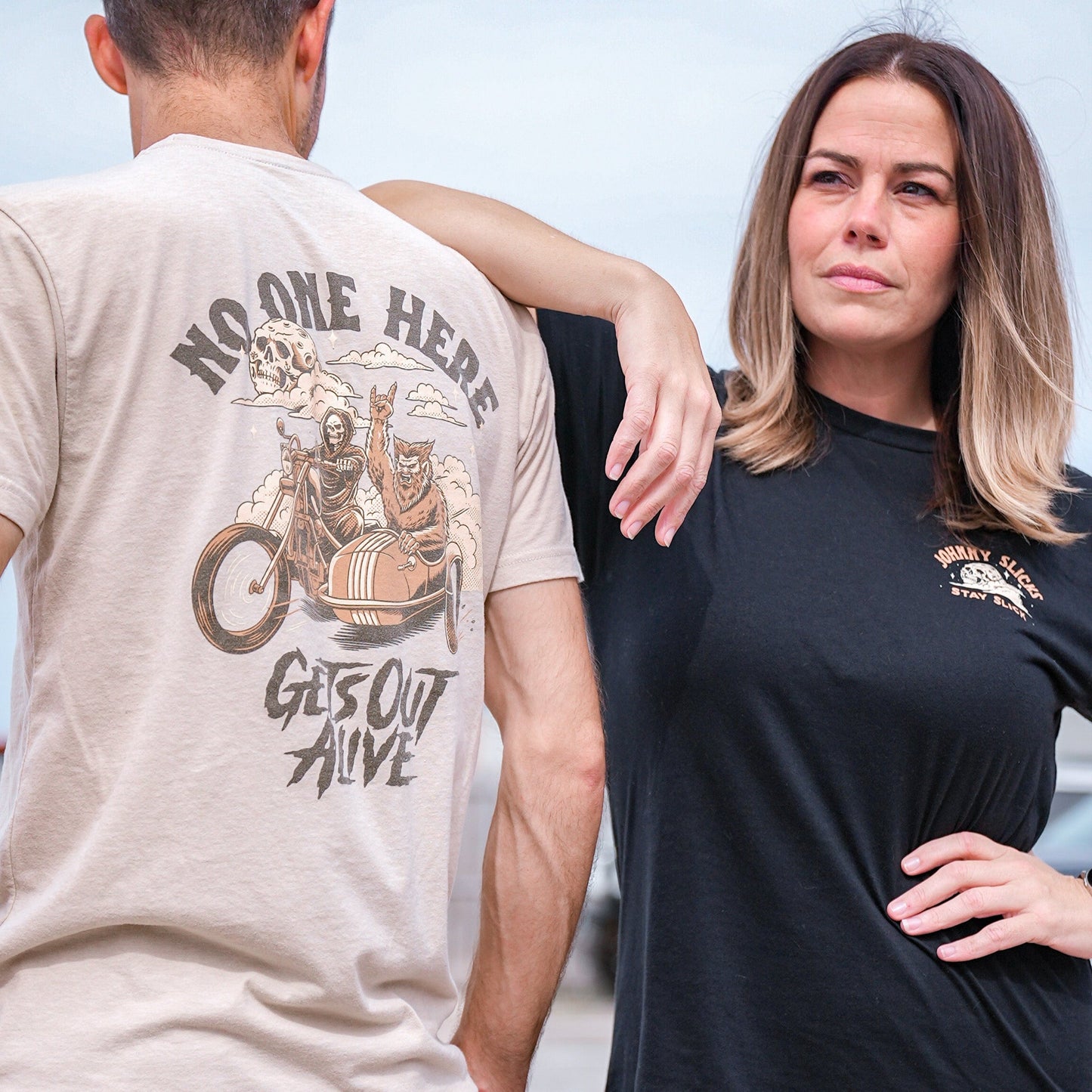 No one here gets out alive T-shirt - Because none of us get out alive.