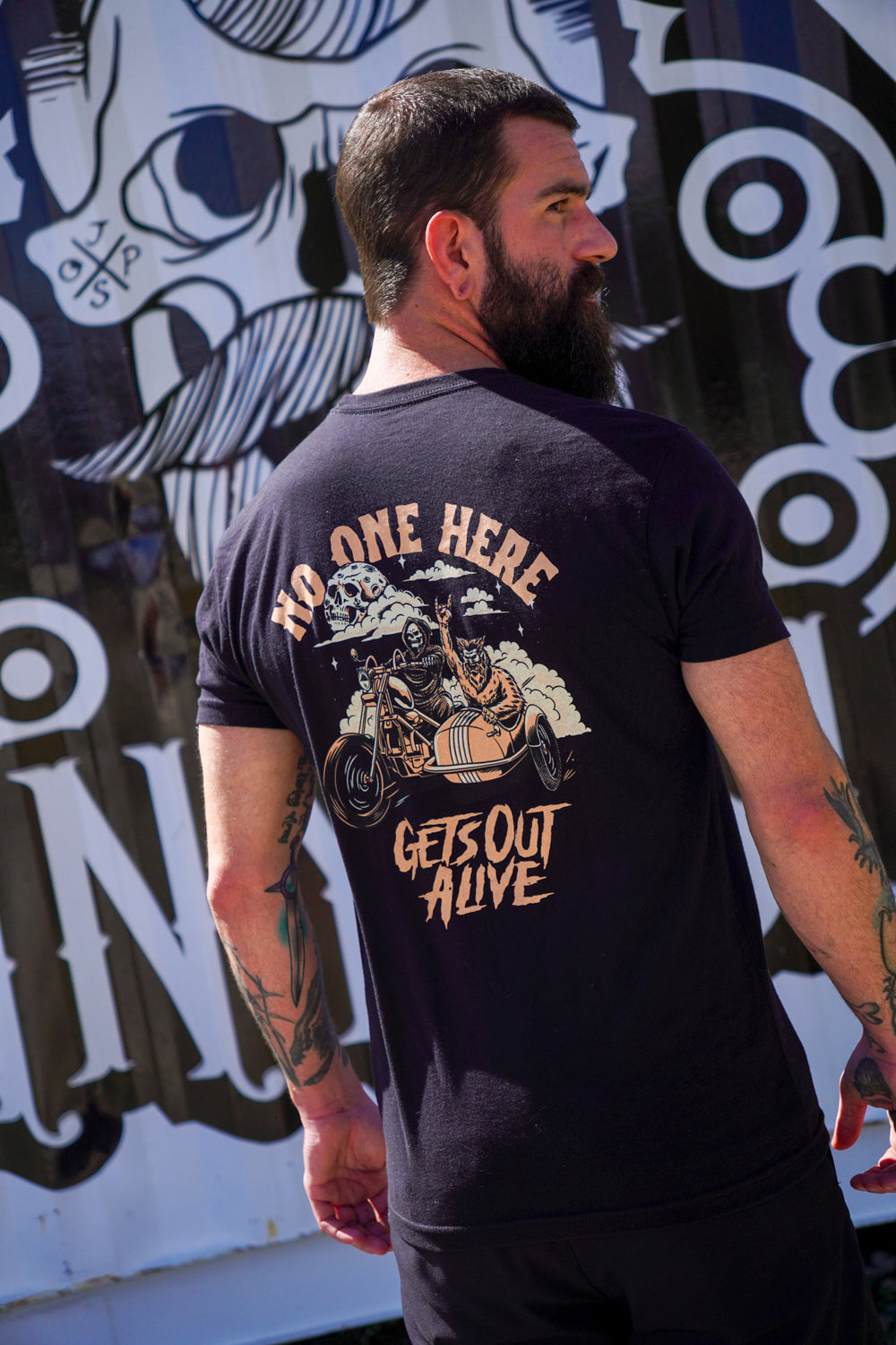 No one here gets out alive T-shirt - Because none of us get out alive.