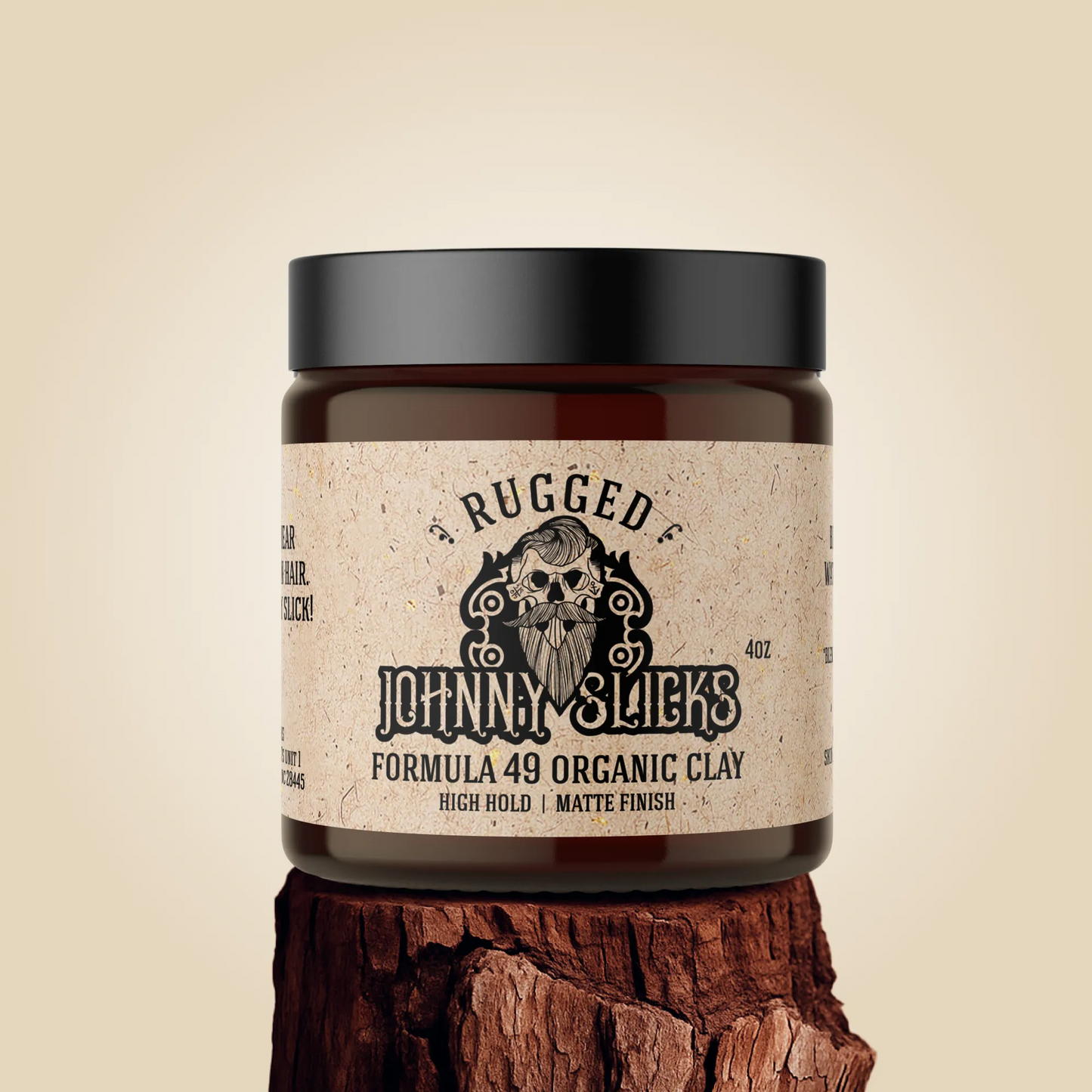 Engineered for control Built for everyday performance - Formula 49 Organic Clay Pomade