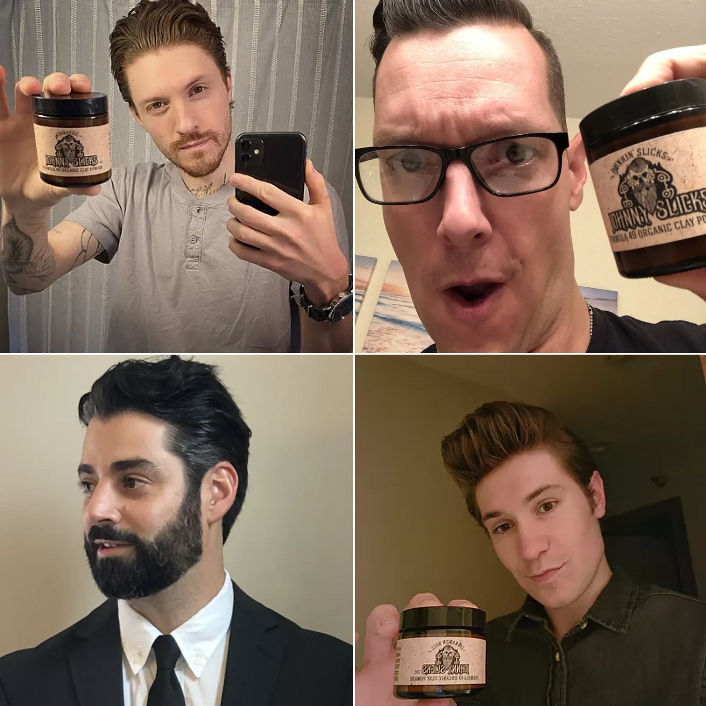 Engineered for control Built for everyday performance - Formula 49 Organic Clay Pomade